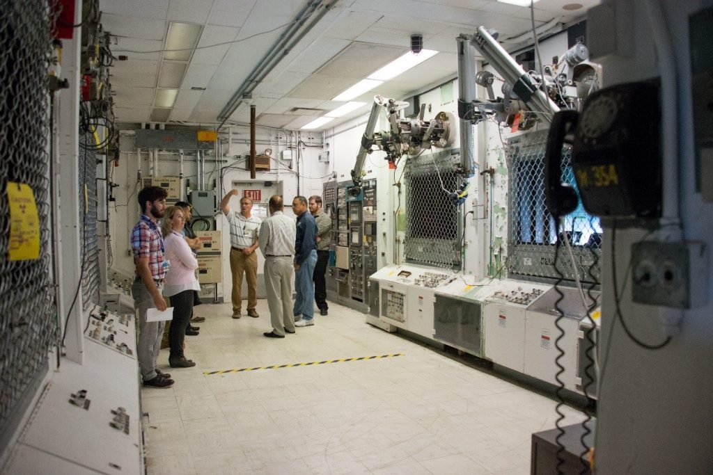 Touring the SRS 235-F Plutonium Fuel Form (PuFF) Facility Operator Station Base